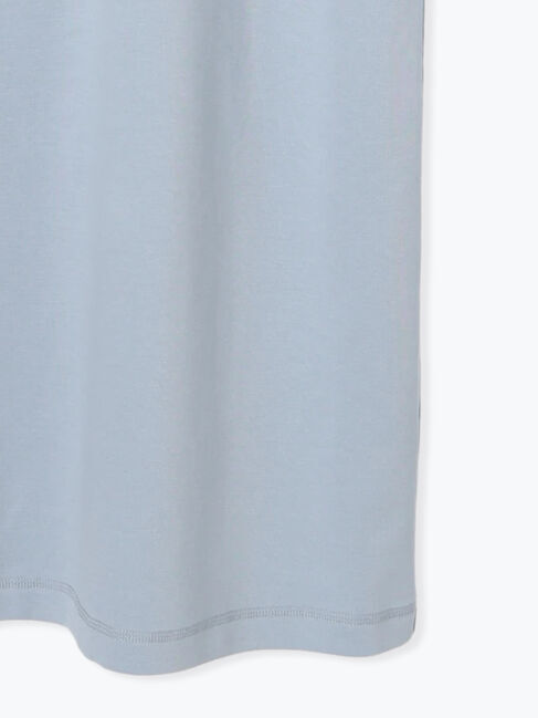 Samansa Mos2 blue「クロップドレイヤードワンピース」|ワンピース|