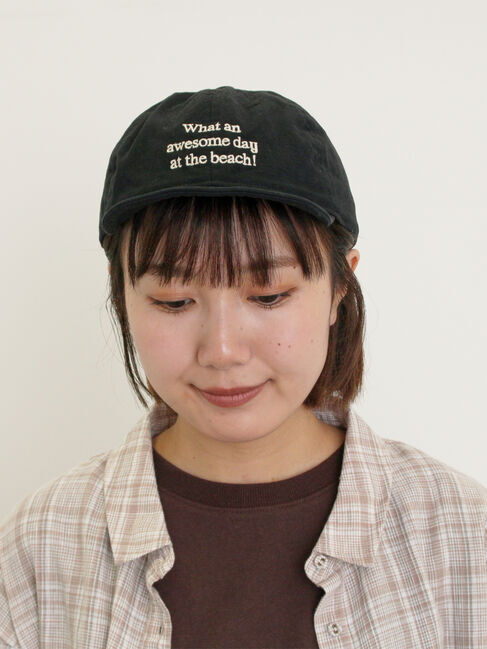 Samansa Mos2「【消臭効果】ロゴ刺繍キャップ」|その他|