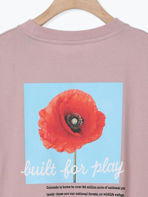 Samansa Mos2「【KELTY&times;Samansa Mos2】フラワープリントTシャツ」|Tシャツ・カットソー|