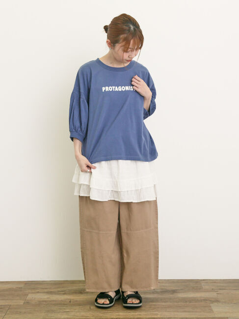 Samansa Mos2「製品染めバイオ加工切替パンツ」|その他|