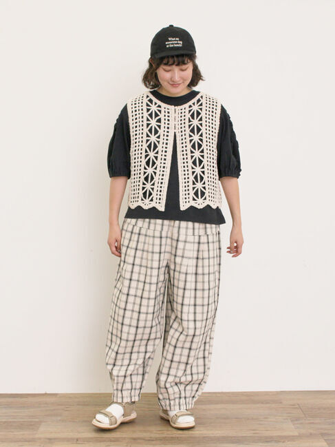 Samansa Mos2「テープベスト」|ダウンベスト・ベスト|