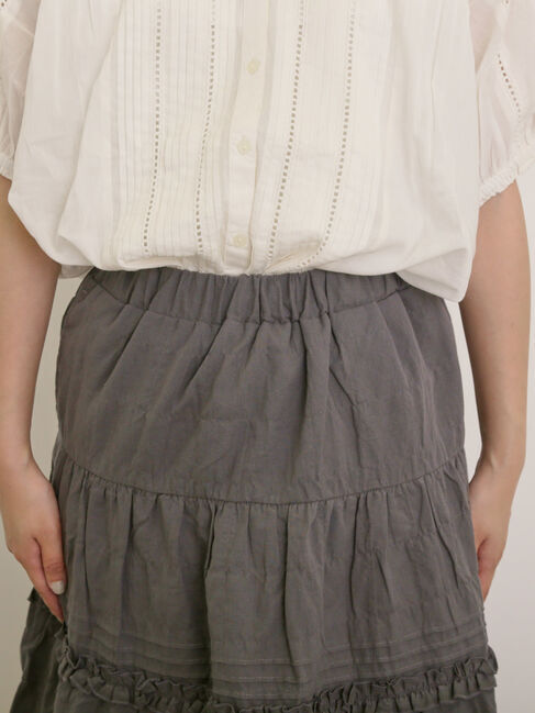 Samansa Mos2「フリルティアードスカート」|スカート|