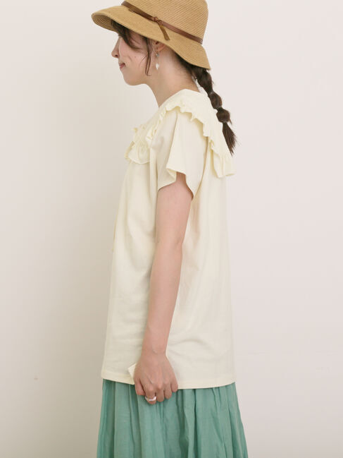 Samansa Mos2「セーラー襟Tシャツ」|Tシャツ・カットソー|