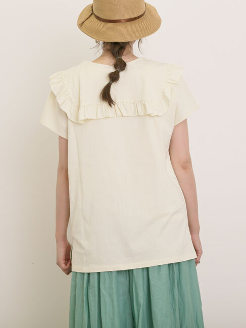 Samansa Mos2「セーラー襟Tシャツ」|Tシャツ・カットソー|