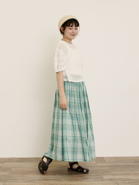 Samansa Mos2「前後2WAYメッシュレースカーディガン」|カーディガン|