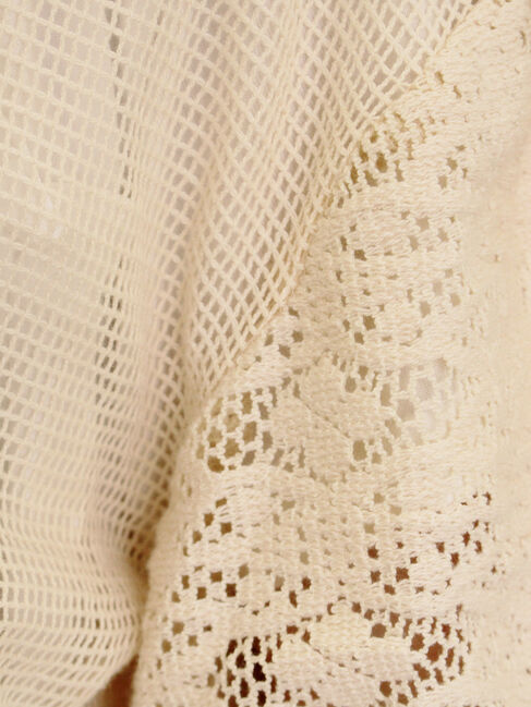 Samansa Mos2「前後2WAYメッシュレースカーディガン」|カーディガン|