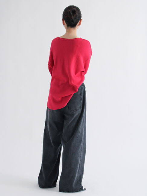 sm2rhythm「前後2wayヘンリーネックプルオーバー」|Tシャツ・カットソー|