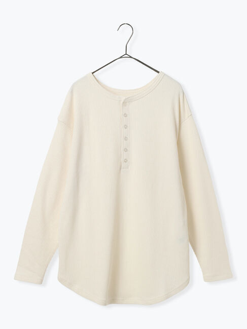 sm2rhythm「前後2wayヘンリーネックプルオーバー」|Tシャツ・カットソー|