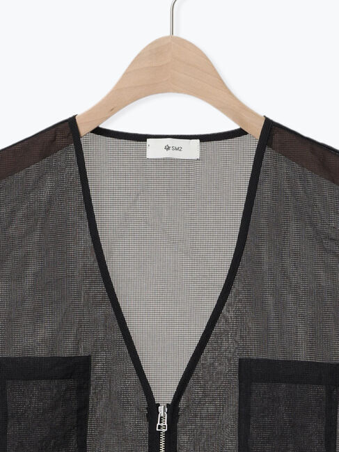 SM2「シアーナイロンジップベスト」|ダウンベスト・ベスト|