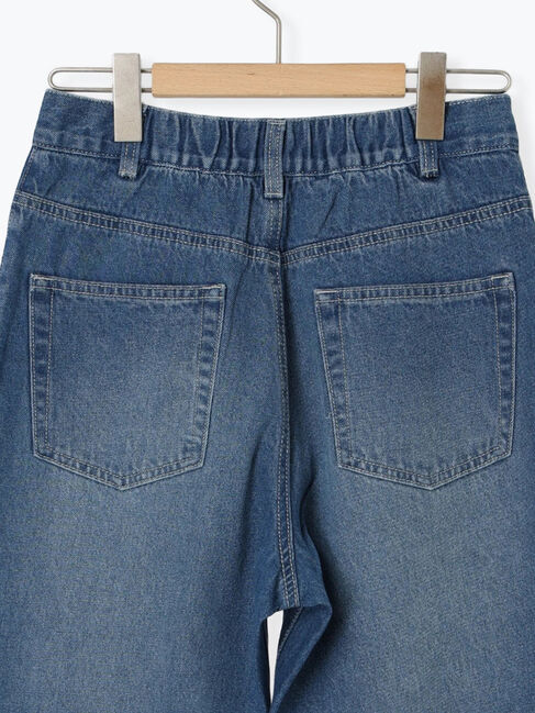 Samansa Mos2 blue「【ECO DENIM 】 フレアパンツ」|その他|