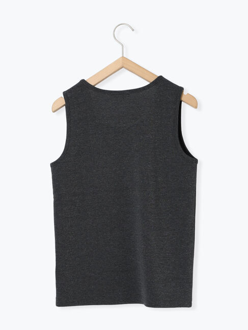 Samansa Mos2 blue「ラメタンク」|Tシャツ・カットソー|