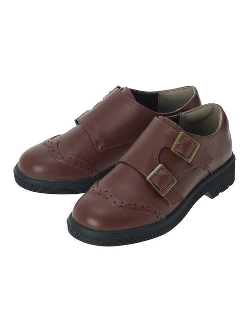 Samansa Mos2「ダブルモンクストラップシューズ」|ビジネス・ドレスシューズ|