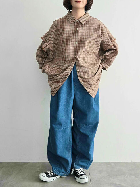 SM2「肩フリル切替シャツ」|シャツ・ブラウス|