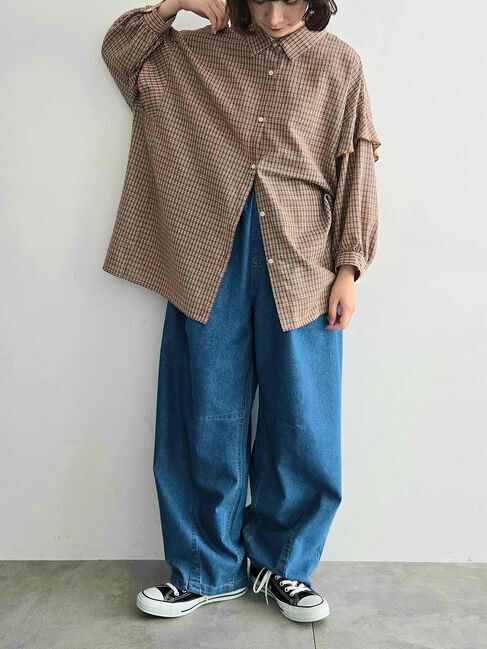 SM2「肩フリル切替シャツ」|シャツ・ブラウス|