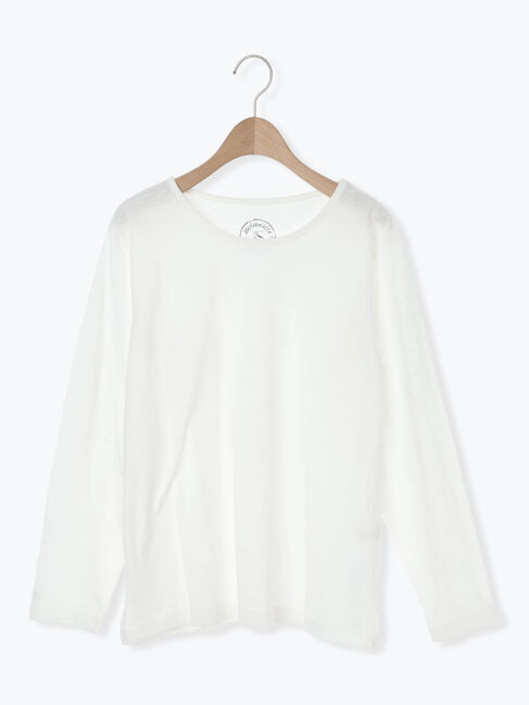 Samansa Mos2「スラブ天竺ベーシックインナー」|Tシャツ・カットソー|