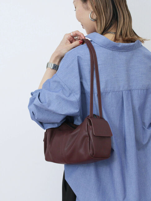 Samansa Mos2 blue「ダブルストラップミニバッグ」|その他|