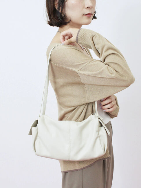 Samansa Mos2 blue「ダブルストラップミニバッグ」|その他|