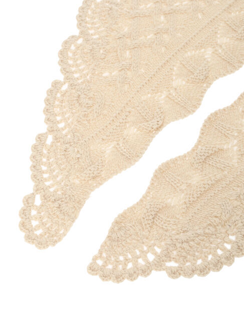 Samansa Mos2「トライアングルニットストール」|その他|