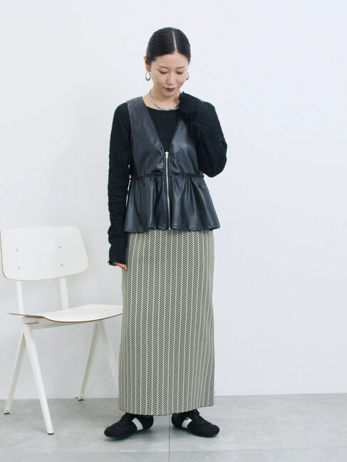 Samansa Mos2 blue「シアーレースロンT」|Tシャツ・カットソー|