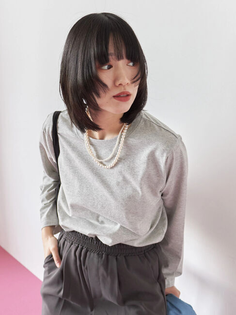 Samansa Mos2 blue「2連パールネックレス」|その他|