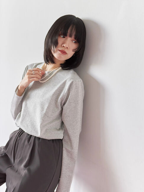 Samansa Mos2 blue「2連パールネックレス」|その他|