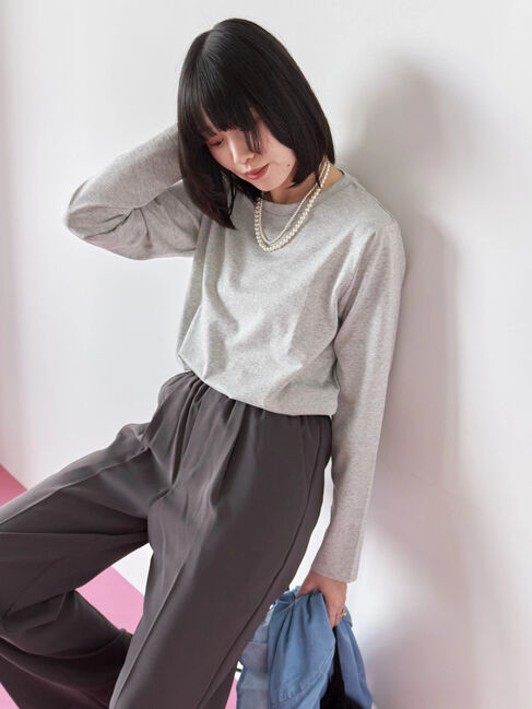 Samansa Mos2 blue「2連パールネックレス」|その他|