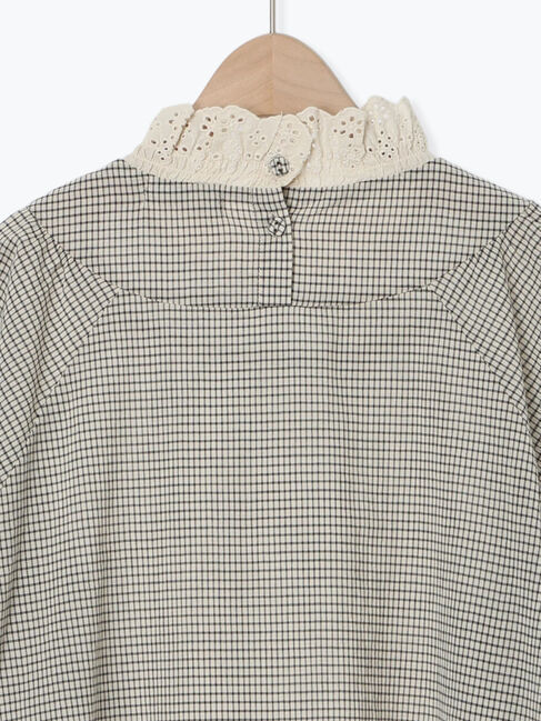 Samansa Mos2「スカラップレースブラウス」|シャツ・ブラウス|