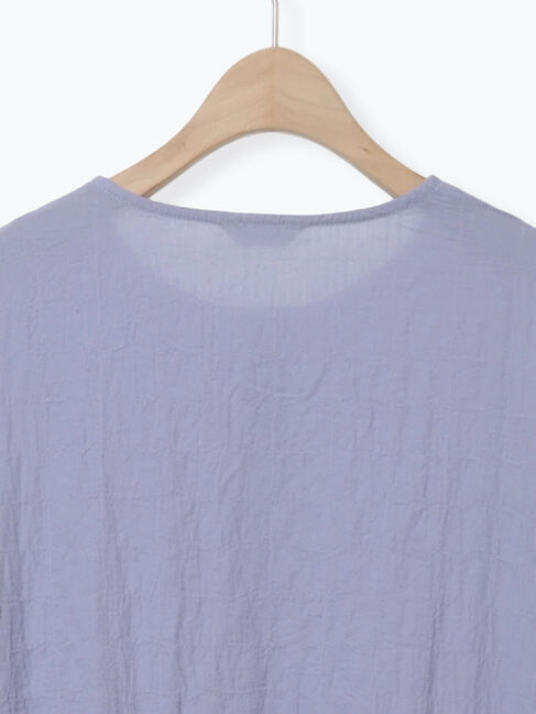 Samansa Mos2「シャーリング切替ふんわりチュニック」|シャツ・ブラウス|