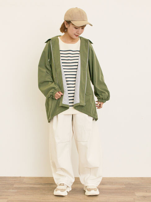 Samansa Mos2「襟付きマウンテンパーカー」|ブルゾン・スタジャン|