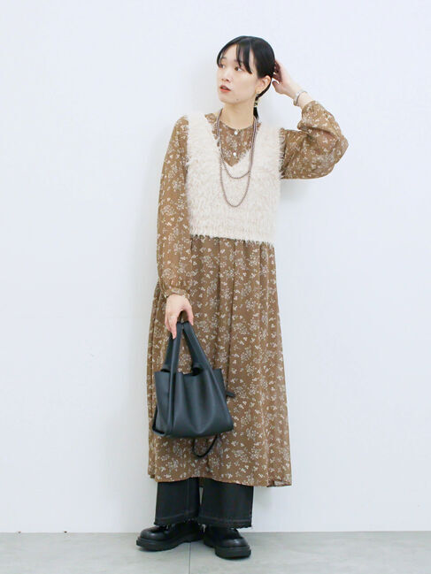 Samansa Mos2 blue「ポーチ付2WAYスクエアバッグ」|その他|