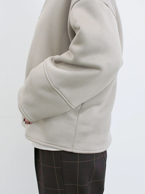 Samansa Mos2 blue「【マシンウォッシャブル】マルチスタイルボンディングブルゾン」|ブルゾン・スタジャン|