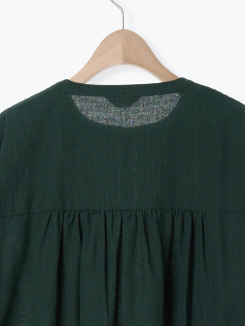 Samansa Mos2「【S/Mサイズ】綿麻/デニムピンタックワンピース」|ワンピース|