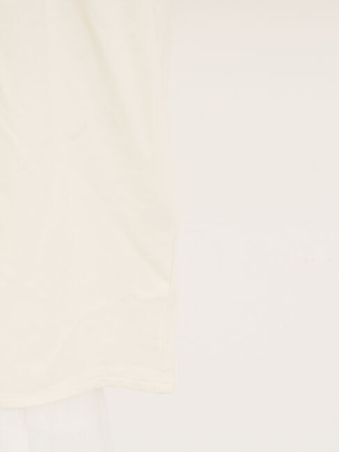 Samansa Mos2「ミニ裏毛切替ギャザープルオーバー」|Tシャツ・カットソー|