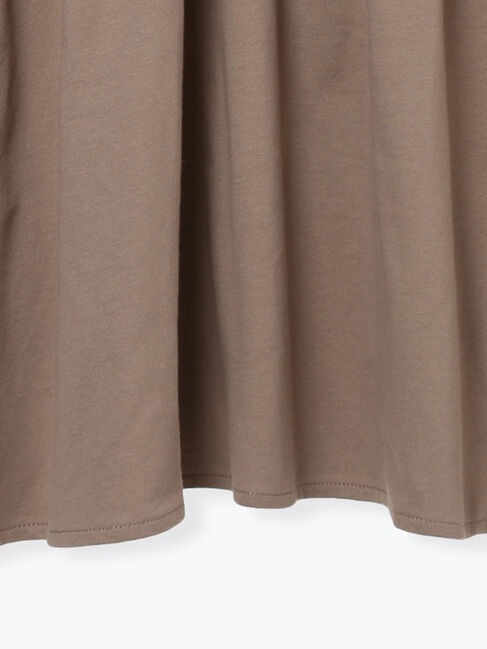 Samansa Mos2「ミニ裏毛切替ギャザープルオーバー」|Tシャツ・カットソー|