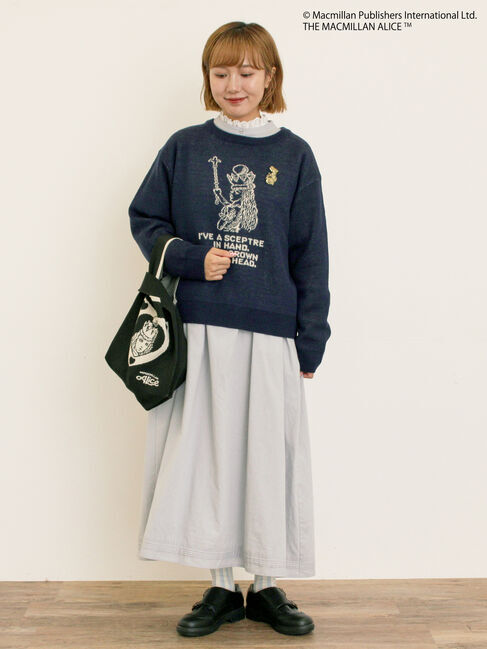 Samansa Mos2「【Alice&times;Samansa Mos2】ジャカードニット」|ニット・セーター|