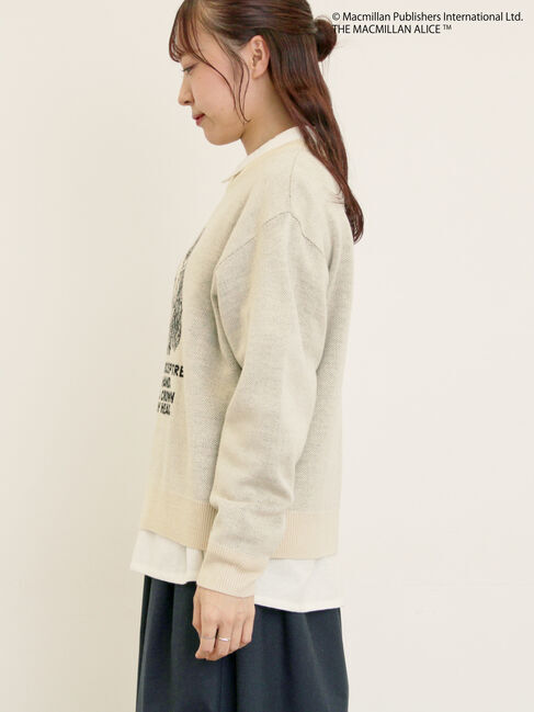 Samansa Mos2「【Alice&times;Samansa Mos2】ジャカードニット」|ニット・セーター|