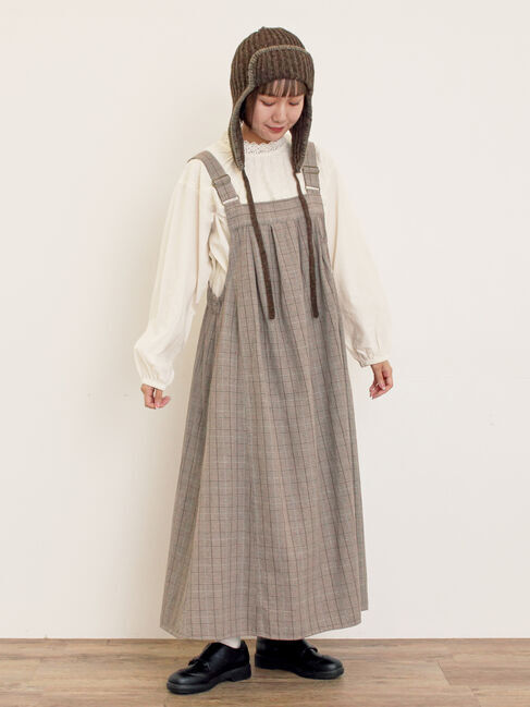 Samansa Mos2「配色ステッチニットフライトキャップ」|その他|