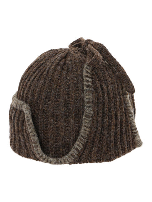 Samansa Mos2「配色ステッチニットフライトキャップ」|その他|