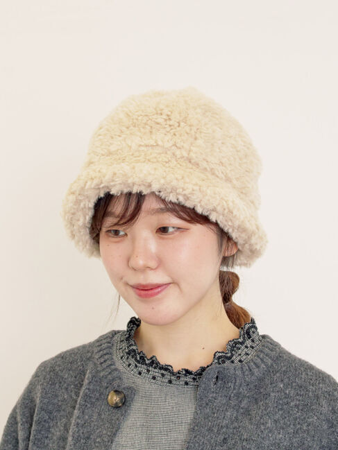 Samansa Mos2「【消臭効果/2WAY】リボン付ボアハット」|その他|