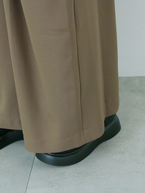 Samansa Mos2 blue「タック入りコクーンジャンスカ」|ワンピース|