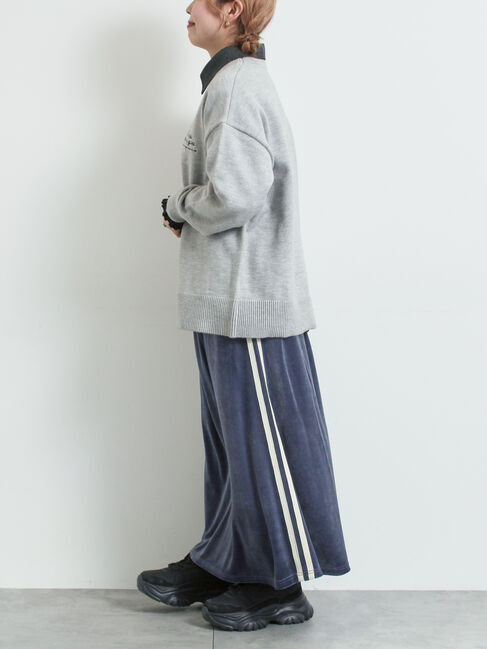 SM2「ロゴ刺繍ニットプルオーバー」|ニット・セーター|