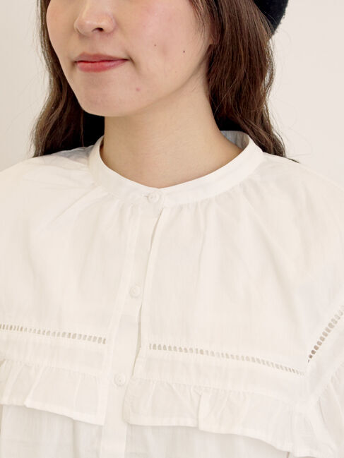 Samansa Mos2「ビッグカラーブラウス」|シャツ・ブラウス|