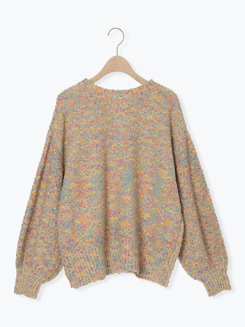 Samansa Mos2「ぽこぽこヤーン前後2WAYニット」|ニット・セーター|