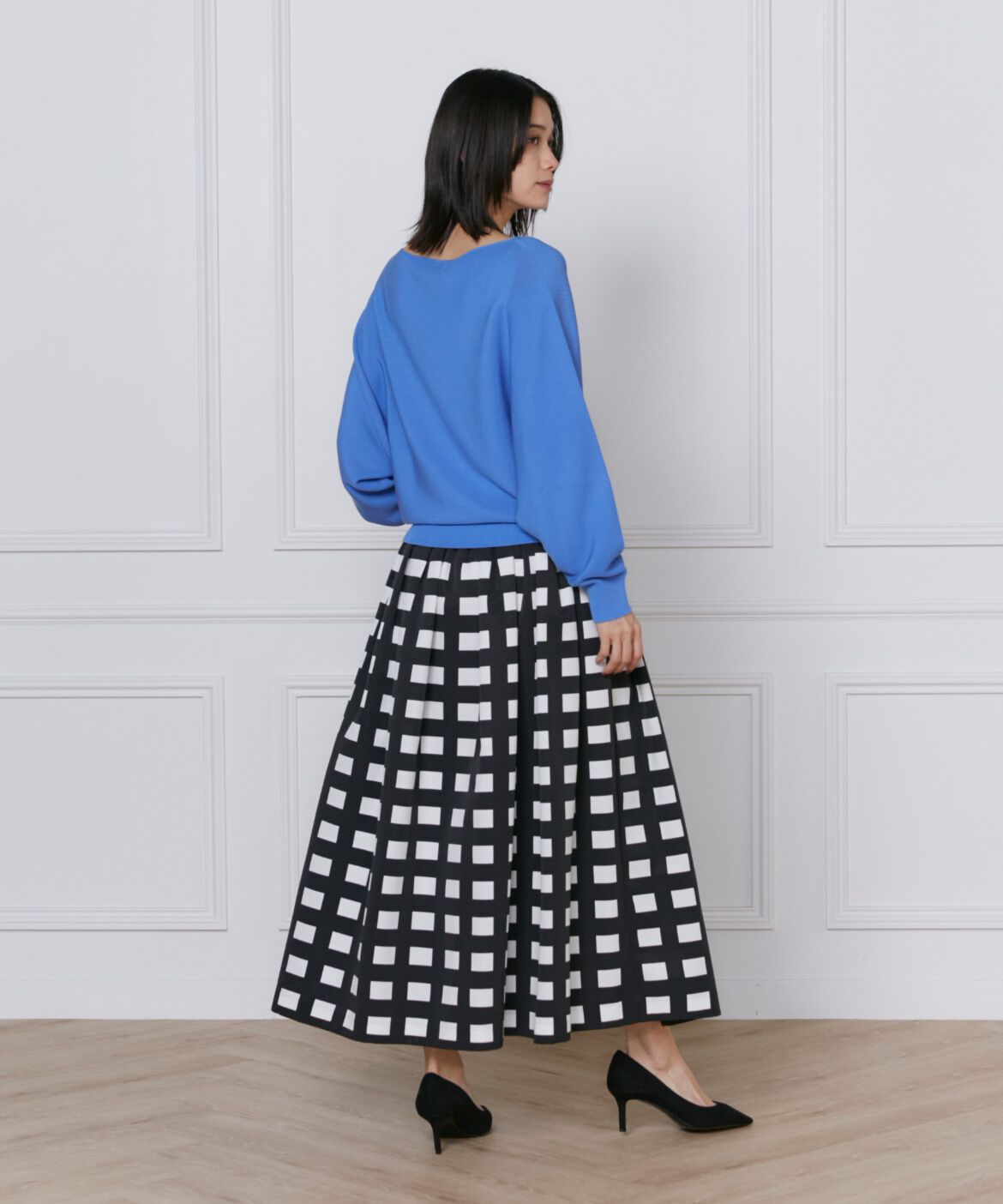 INED「《大きいサイズ》ドルマンスリーブニット《Cuoo》」|ニット・セーター|