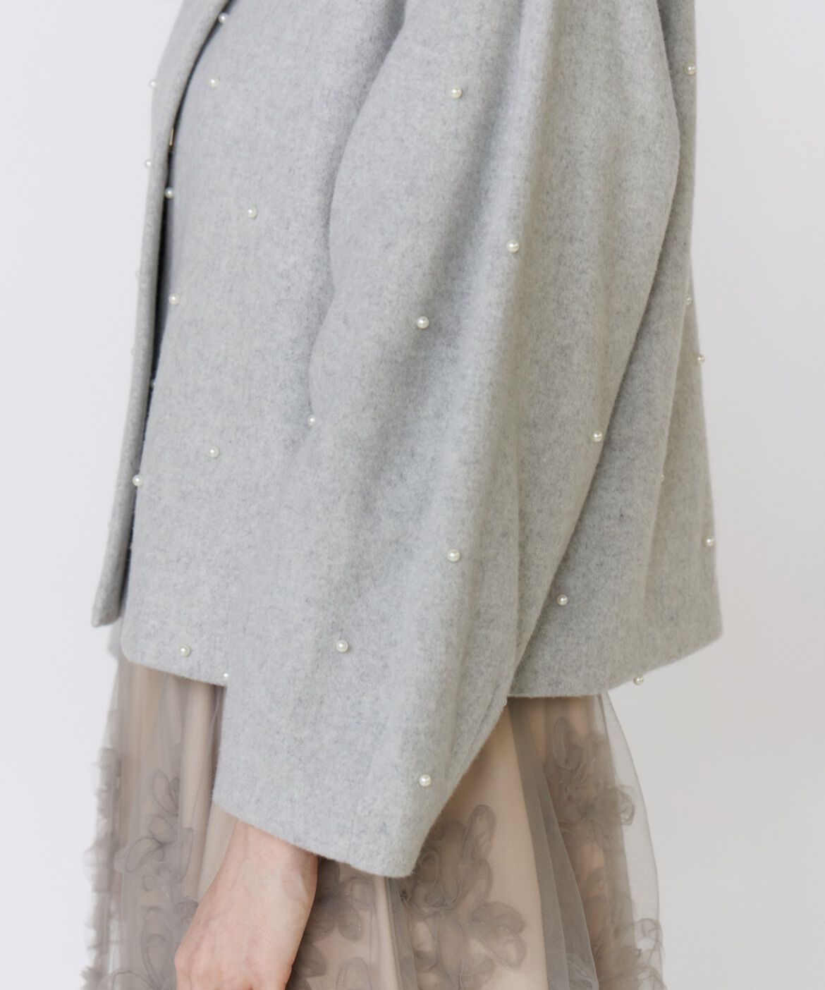 Maglie le cassetto「パールショートコート」|その他|