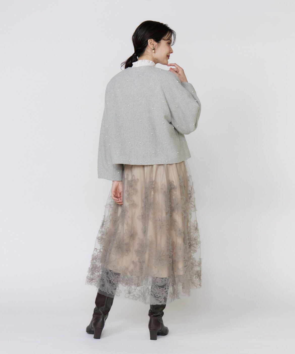 Maglie le cassetto「パールショートコート」|その他|