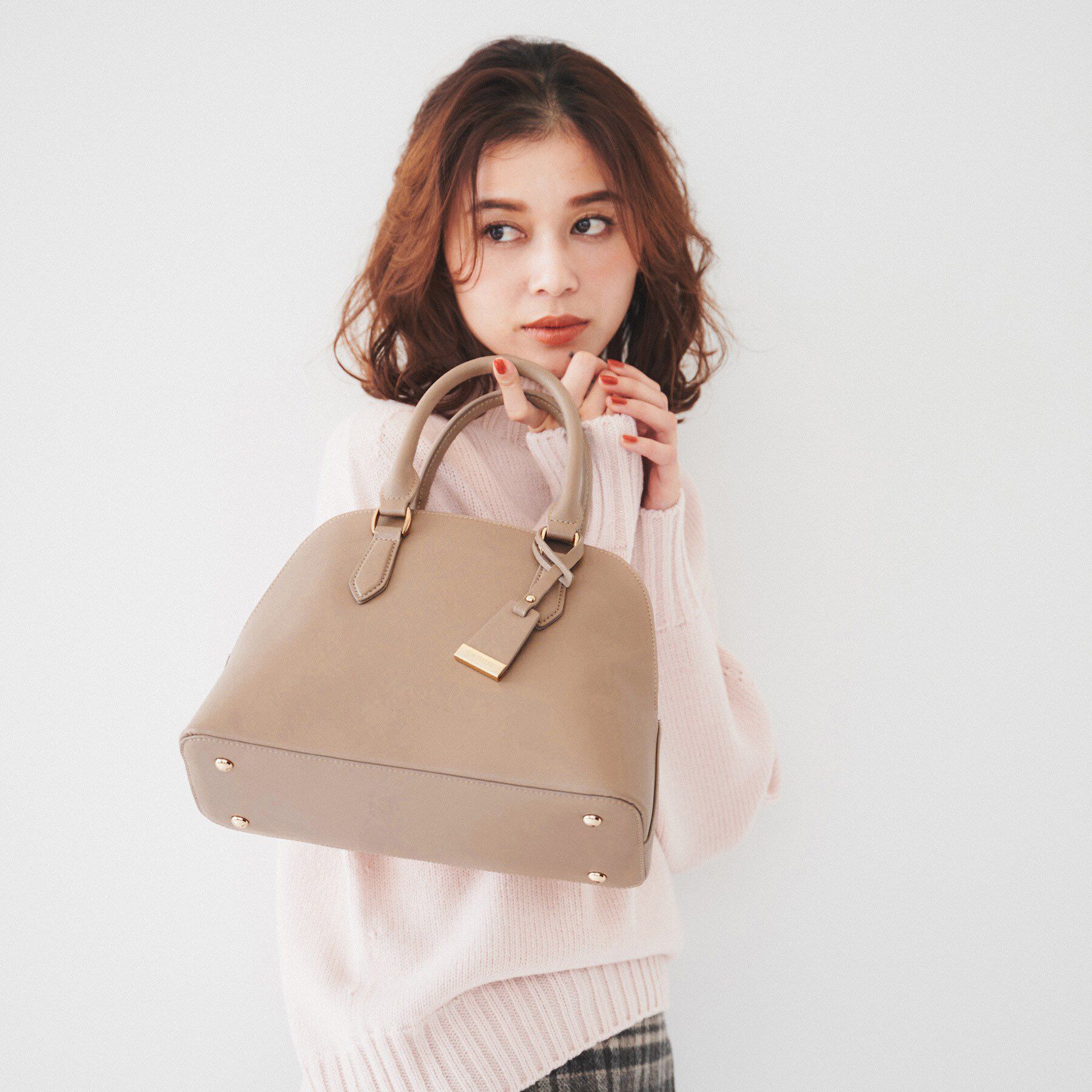 UNTITLED「【追加8/名品】2WAYポケットボストンバッグ」|ハンドバッグ|