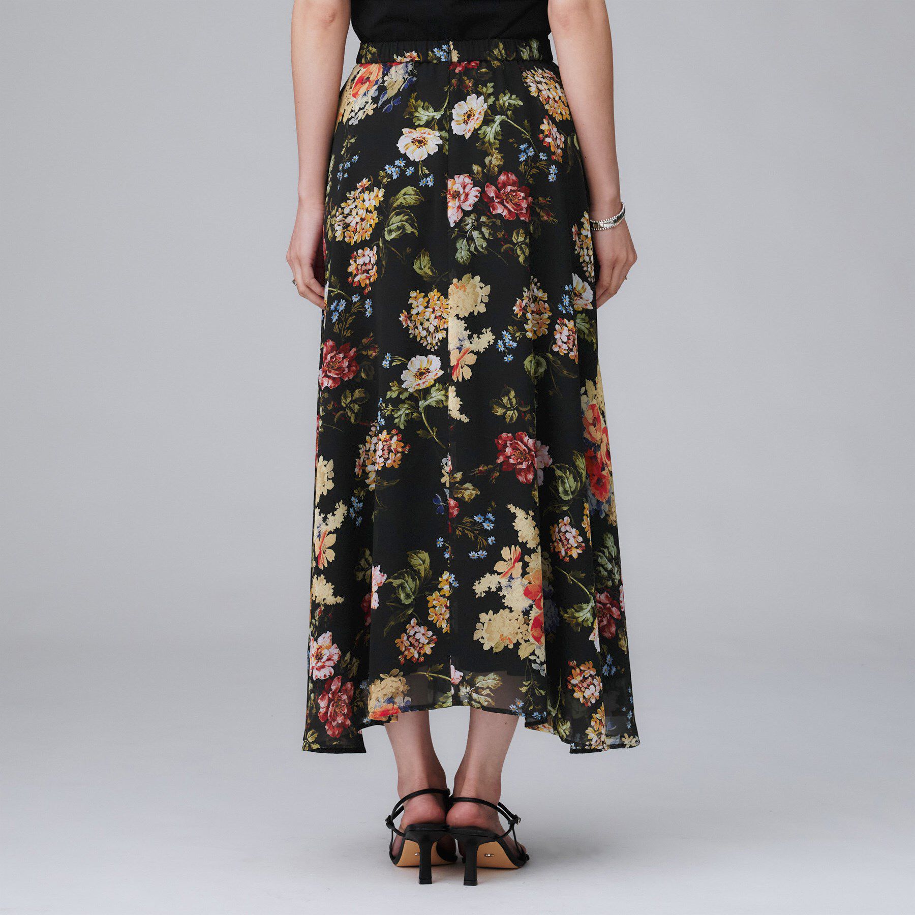 UNTITLED「【セットアップ可/シアー/洗える】アンティークフラワー柄スカート」|スカート|