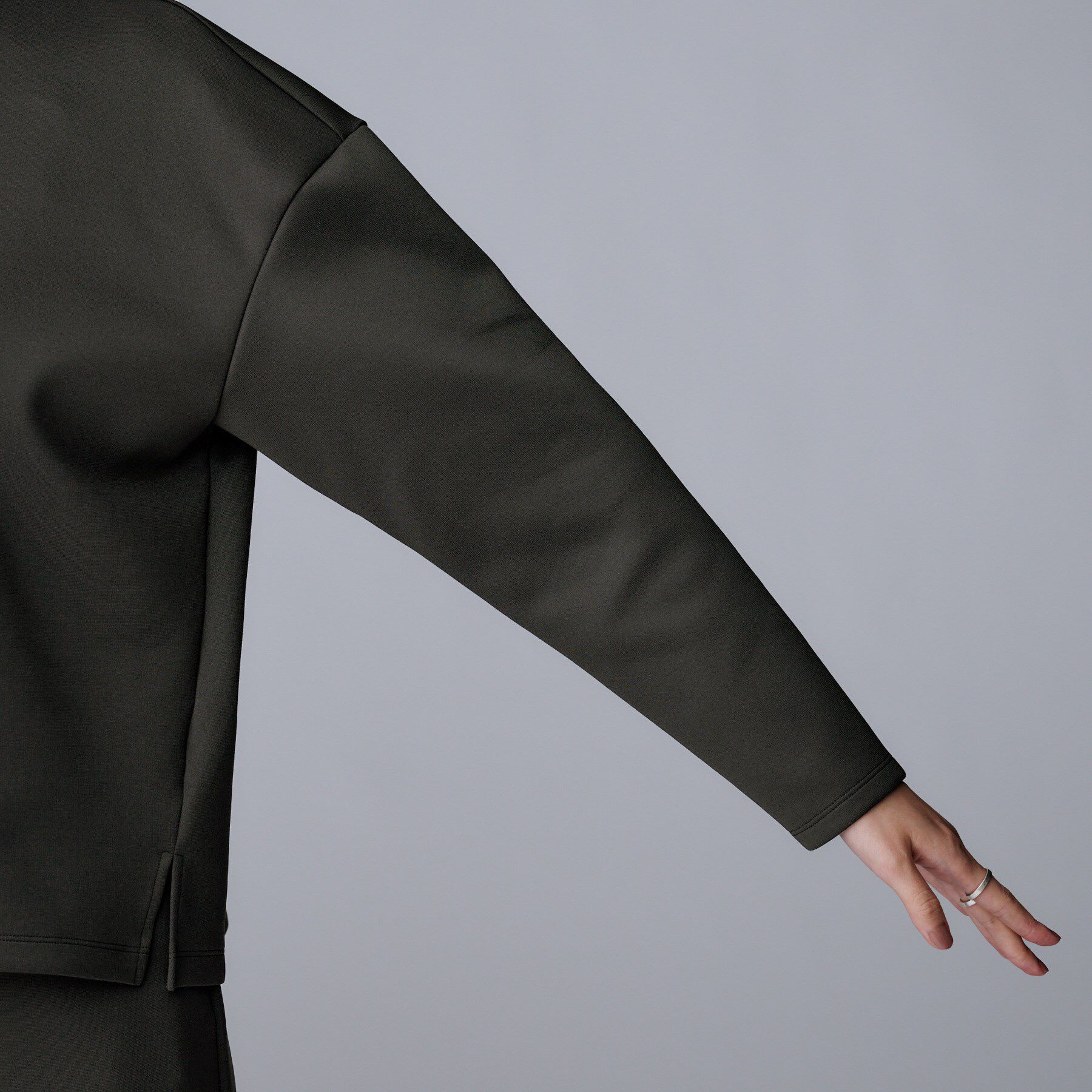 UNTITLED「【セットアップ可/洗える】ダンボールジャージ プルオーバー」|Tシャツ・カットソー|