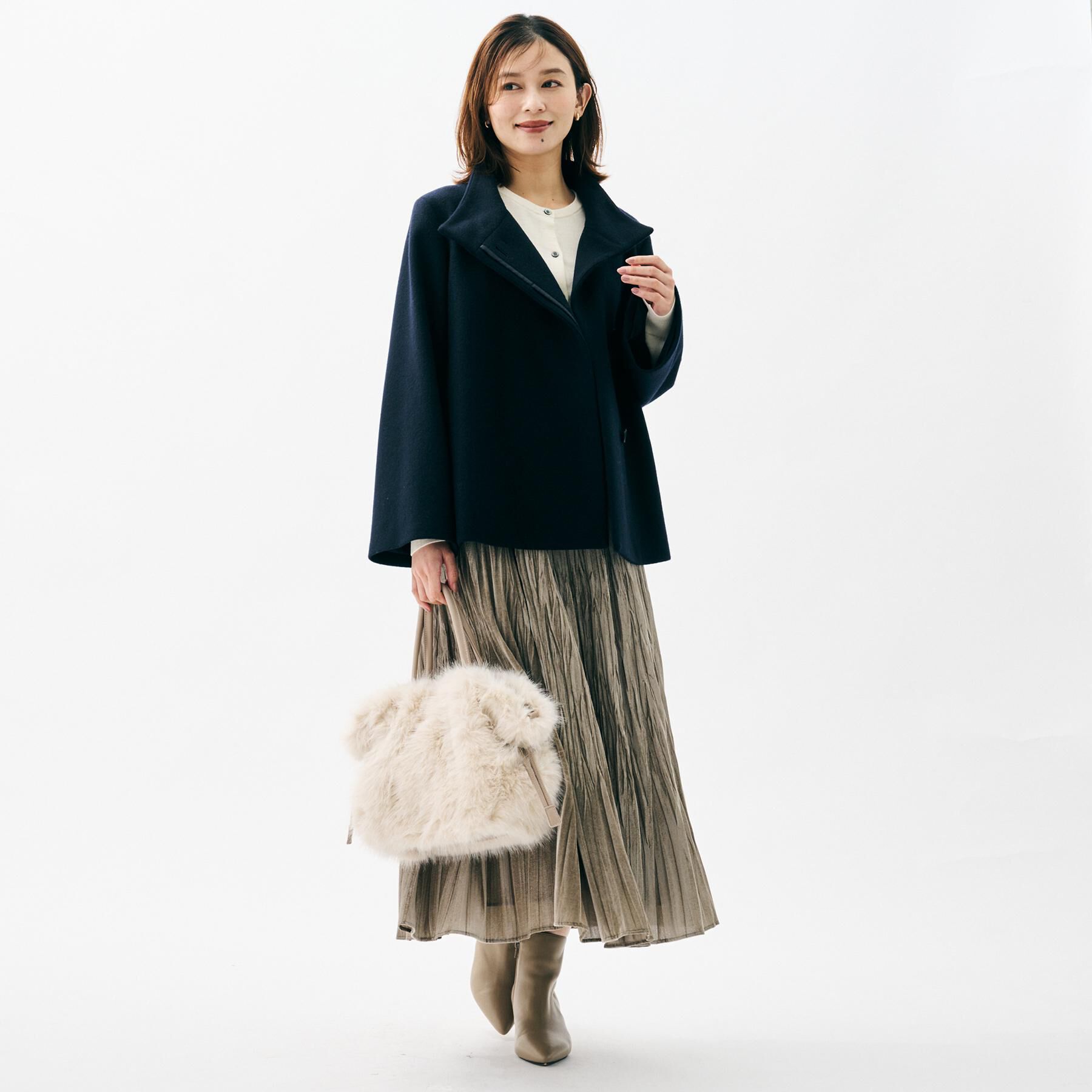 UNTITLED「【着回しが効く／オンオフアウター】ウールショートコート」|その他|